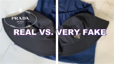 how to spot fake prada bucket hat|used prada bucket hat.